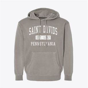 Saint Davids Pennsylvania Classic Established Pigment-Dyed Hoodie