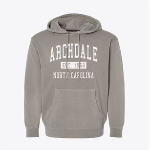 Archdale North Carolina Classic Established Pigment-Dyed Hoodie