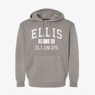 Ellis Illinois Classic Established Pigment-Dyed Hoodie