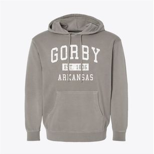 Gorby Arkansas Classic Established Pigment-Dyed Hoodie