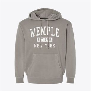 Wemple New York Classic Established Pigment-Dyed Hoodie