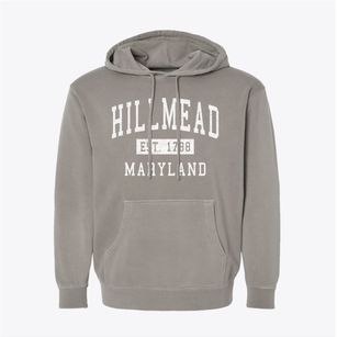 Hillmead Maryland Classic Established Pigment-Dyed Hoodie