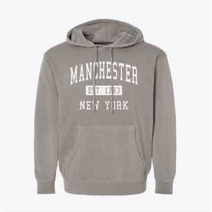 Manchester New York Classic Established Pigment-Dyed Hoodie