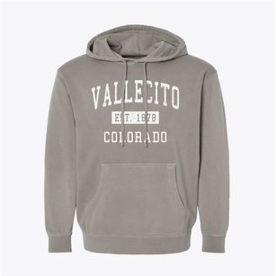 Vallecito Colorado Classic Established Pigment-Dyed Hoodie