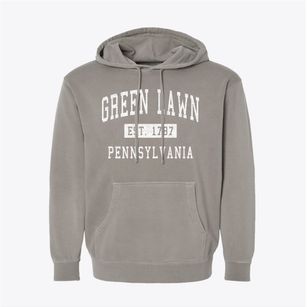 Green Lawn Pennsylvania Classic Established Pigment-Dyed Hoodie
