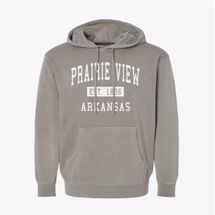 Prairie View Arkansas Classic Established Pigment-Dyed Hoodie