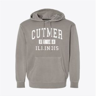Cutmer Illinois Classic Established Pigment-Dyed Hoodie
