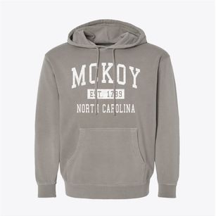 Mckoy North Carolina Classic Established Pigment-Dyed Hoodie