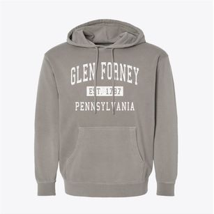 Glen Forney Pennsylvania Classic Established Pigment-Dyed Hoodie