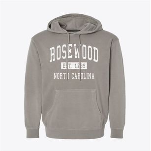 Rosewood North Carolina Classic Established Pigment-Dyed Hoodie