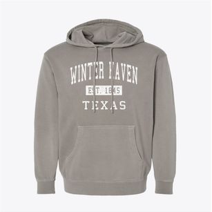Winter Haven Texas Classic Established Pigment-Dyed Hoodie