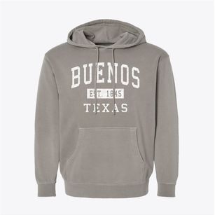 Buenos Texas Classic Established Pigment-Dyed Hoodie