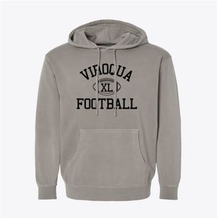 Viroqua High School Classic Football Pigment-Dyed Hoodie