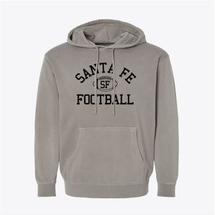 Santa Fe High School Classic Football Pigment-Dyed Hoodie
