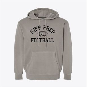 Kipp College Prep Classic Football Pigment-Dyed Hoodie