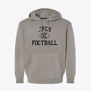 Jesus Fellowship Christian School Classic Football Pigment-Dyed Hoodie