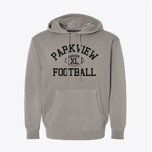 Parkview Christian School Classic Football Pigment-Dyed Hoodie