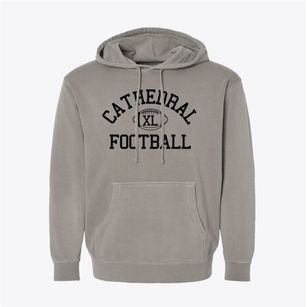 Cathedral School Classic Football Pigment-Dyed Hoodie