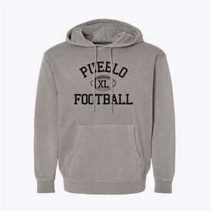 Pueblo High School Classic Football Pigment-Dyed Hoodie