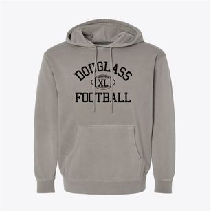 Frederick Douglass High School Classic Football Pigment-Dyed Hoodie