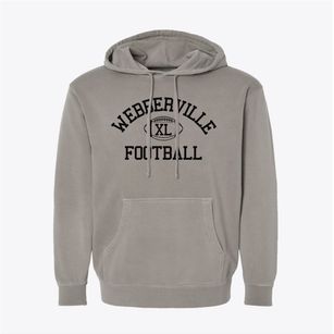 Webberville High School Classic Football Pigment-Dyed Hoodie