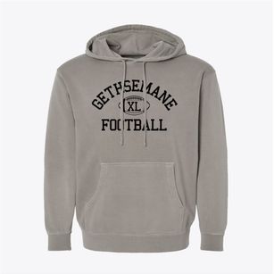 Gethsemane Lutheran School Classic Football Pigment-Dyed Hoodie
