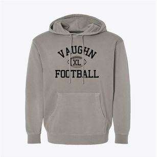 Vaughn Public School 74 Classic Football Pigment-Dyed Hoodie