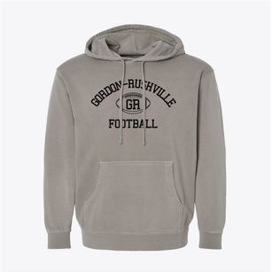 Gordon-rushville High School Classic Football Pigment-Dyed Hoodie