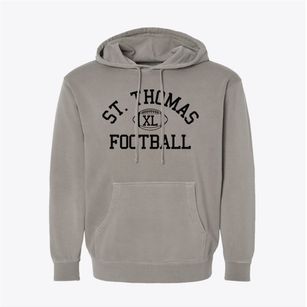Saint Thomas Aquinas School Classic Football Pigment-Dyed Hoodie