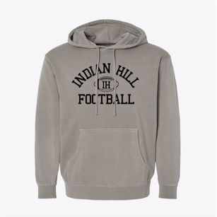 Indian Hill School Classic Football Pigment-Dyed Hoodie