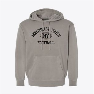 Northeast Youth Classic Football Pigment-Dyed Hoodie