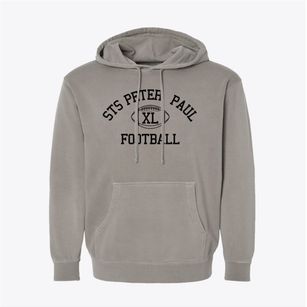 Saints Peter & Paul School Classic Football Pigment-Dyed Hoodie