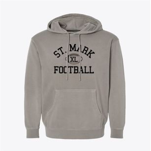 Saint Mark Lutheran School Classic Football Pigment-Dyed Hoodie