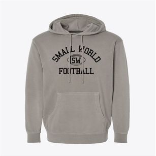 Small World Childrens Center Classic Football Pigment-Dyed Hoodie