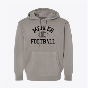 Mercer Area High School Classic Football Pigment-Dyed Hoodie