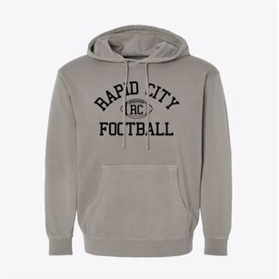 Rapid City Sda School Classic Football Pigment-Dyed Hoodie