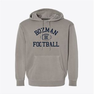 Bozman Intermediate Classic Football Pigment-Dyed Hoodie