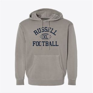 Russell County Vocational Technical Classic Football Pigment-Dyed Hoodie