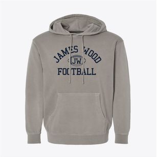 James Wood High School Classic Football Pigment-Dyed Hoodie