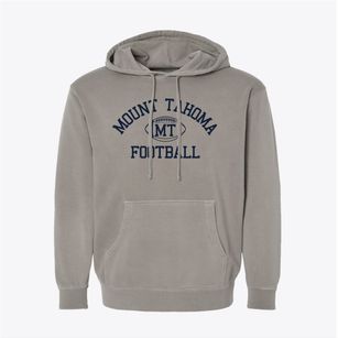 Mount Tahoma High School Classic Football Pigment-Dyed Hoodie