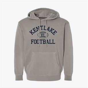 Kentlake High School Classic Football Pigment-Dyed Hoodie
