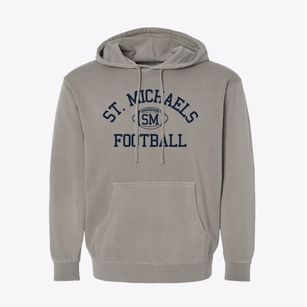 Saint Michaels School Classic Football Pigment-Dyed Hoodie