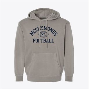 Mcclymonds High School Classic Football Pigment-Dyed Hoodie