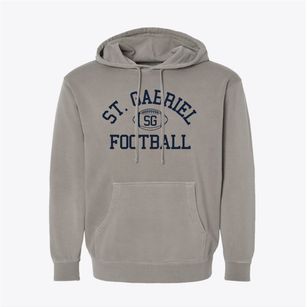 Saint Gabriel School Classic Football Pigment-Dyed Hoodie