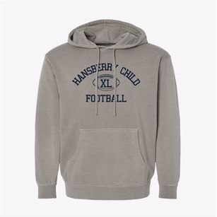 Hansberry Child Parent Center Classic Football Pigment-Dyed Hoodie