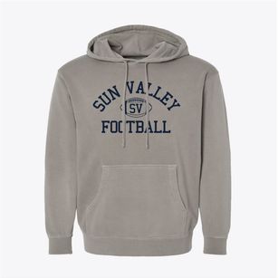 Sun Valley High School Classic Football Pigment-Dyed Hoodie