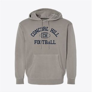 Concord Hill School Classic Football Pigment-Dyed Hoodie