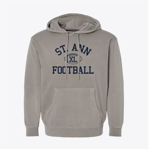 St. Ann Parish Classic Football Pigment-Dyed Hoodie