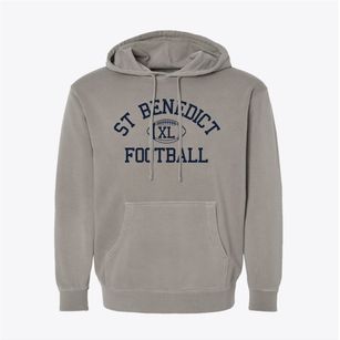 St Benedict The Moor Parish Classic Football Pigment-Dyed Hoodie