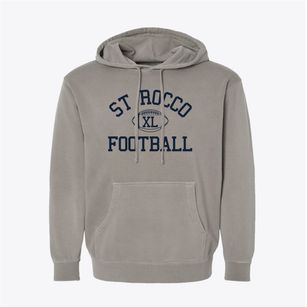 St Rocco Parish Classic Football Pigment-Dyed Hoodie